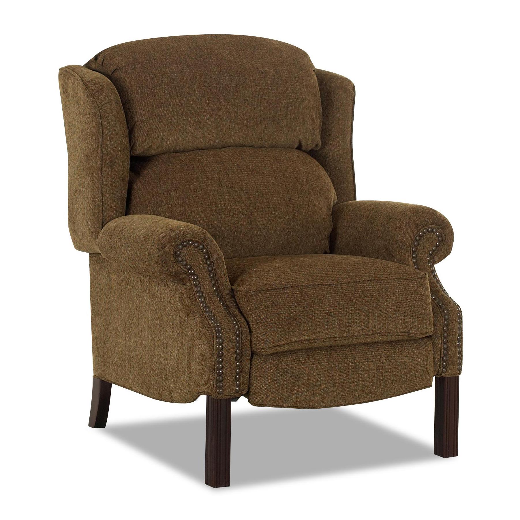 Klaussner High Leg Recliners 58208 HLRC Greenbrier High Leg Reclining